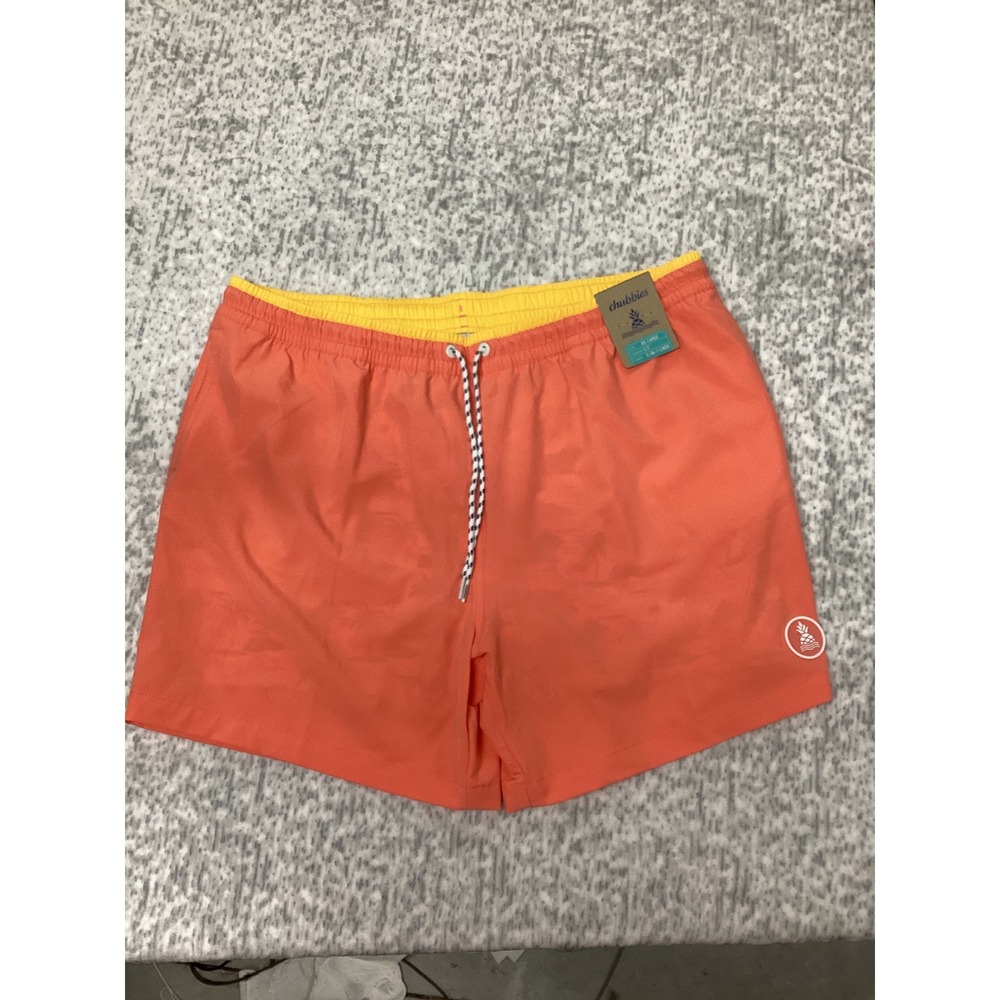Chubbies The Peach Perfects 5.5" Swim Trunks XXL Orange Yellow 126261-366 NEW